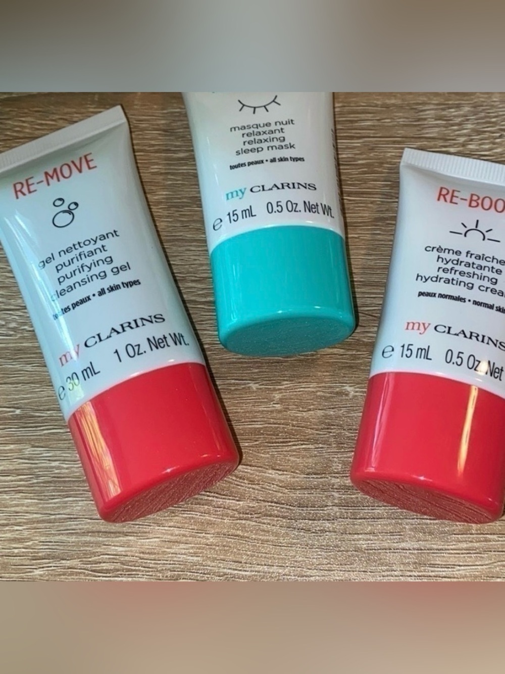Clarins triple sampler set NEW
